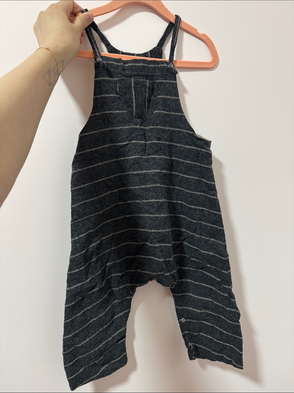 Striped Black Kids One-Piece Bodysuit